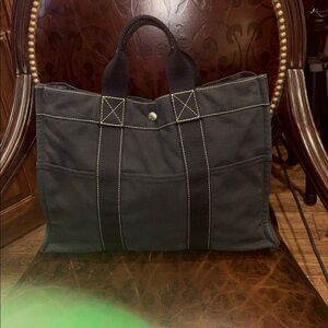 Hermes Black Tote